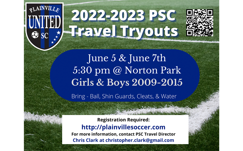Travel Tryouts - Fall 2022/Spring 2023